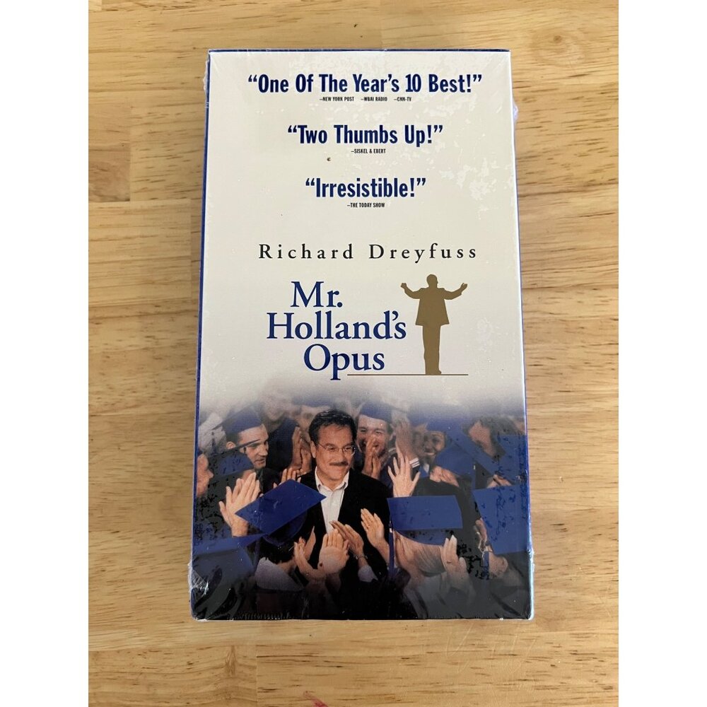 Mr. Holland's Opus VHS Tape Richard Dreyfuss Comedy Drama 1995 NEW Sealed